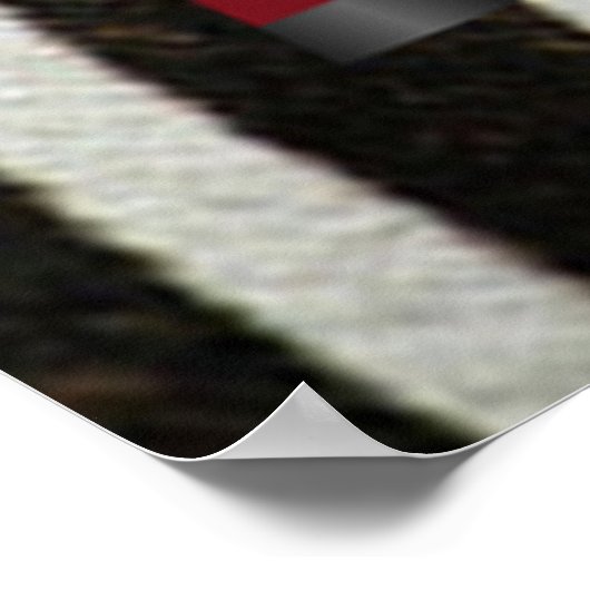 hohe Absätze rot Poster (Ecke)