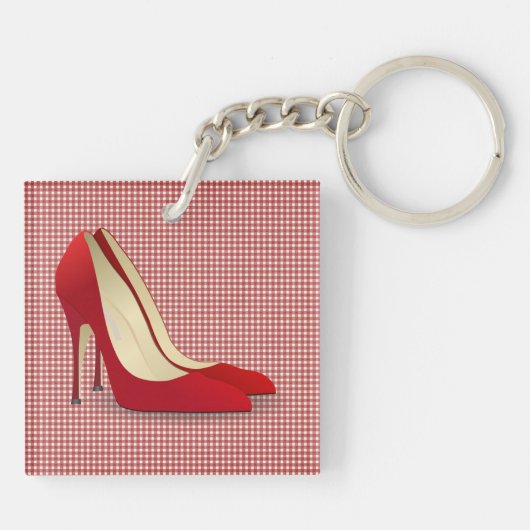 hohe Absätze rot Schlüsselanhänger (Rückseite)
