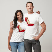 hohe Absätze rot T-Shirt (Unisex)