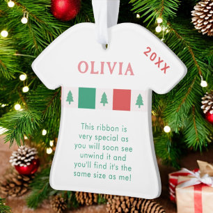 Höhe ändern   Ribbon Height Weihnachten Ornament