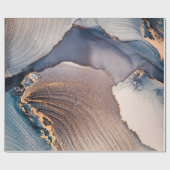 Hohe Auflösung. Luxuriöse abstrakte Flüssigkunstma Geschenkpapier (Flach)