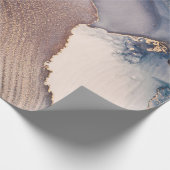 Hohe Auflösung. Luxuriöse abstrakte Flüssigkunstma Geschenkpapier (Ecke)