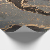 Hohe Auflösung. Luxuriöse abstrakte Flüssigkunstma Geschenkpapier (Ecke)