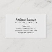 Hohe Auswirkungs-persönlicher Trainer u. Fitness Visitenkarte (Rückseite)