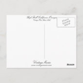 Hohe Ball-Kalifornien-Orangen Postkarte (Rückseite)