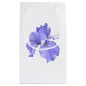 Hohe bärtige lila Iris Kleine Geschenktüte (Rückseite)