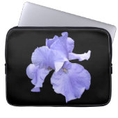 Hohe bärtige lila Iris Laptopschutzhülle (Vorderseite)