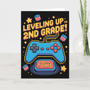 Höhe bis zu 2nd Grade Gamer 8 Bit Pixel Pix Karte