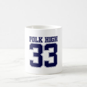 Hohe Bundy Rückseite Polks Kaffeetasse