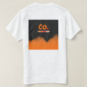 Hohe CO2-Verschmutzung, farbig T-Shirt (Design Rückseite)