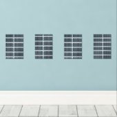 hohe Darstellung von Damast-Grafik-Gras, Bilderwand Sets (Holzboden)