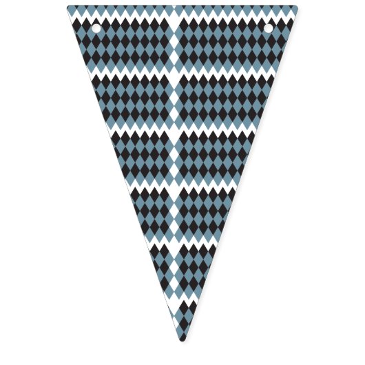 hohe Darstellung von Damast-Grafik-Gras, Wimpelkette (Dritte Fahne)