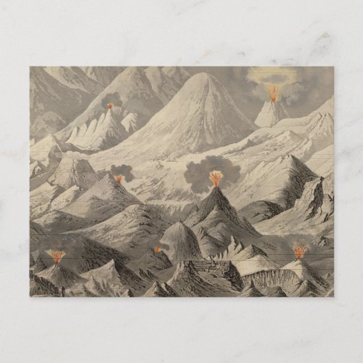 Höhe der Berge Postkarte (Vorderseite)
