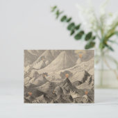 Höhe der Berge Postkarte (Stehend Vorderseite)