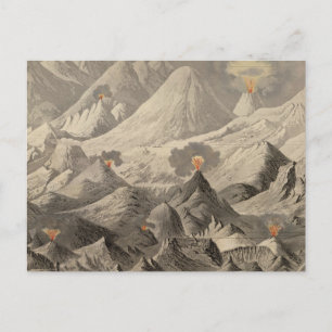 Höhe der Berge Postkarte