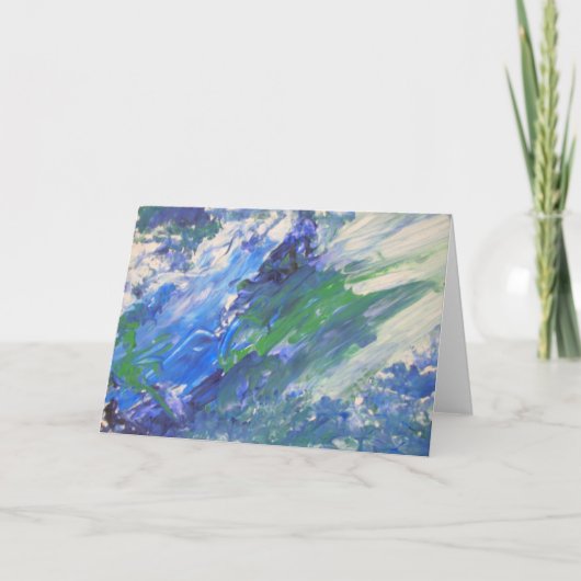 Hohe" der Gruß-Karte "der Brandung Karte (Vorderseite)