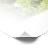 Höhe der Menschheit Glaube Gedicht glänzend Poster (Ecke)