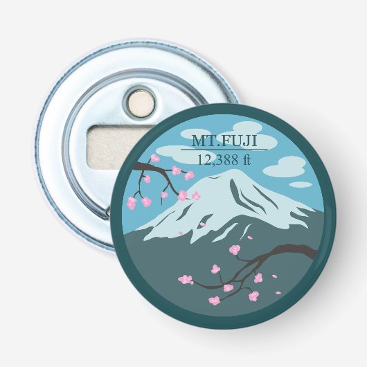 Höhe des Fuji Flaschenöffner (Vorderseite)
