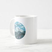 Höhe des Fuji Kaffeetasse (Vorderseite Links)