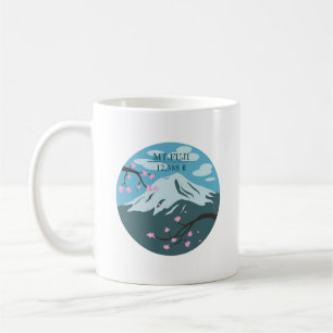 Höhe des Fuji Kaffeetasse