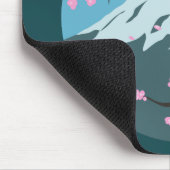 Höhe des Fuji Mousepad (Ecke)