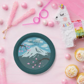 Höhe des Fuji Pappteller (Party)