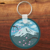 Höhe des Fuji Schlüsselanhänger (Vorderseite)