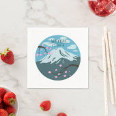 Höhe des Fuji Serviette (Beispiel)