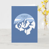 Höhe des Mount Everest Karte (Gelbe Blume)