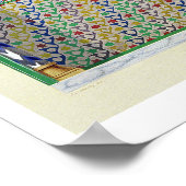 Höhe einer Alkove im Pateo del Agua, Alha Poster (Ecke)