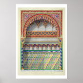 Höhe einer Alkove im Pateo del Agua, Alha Poster (Vorne)