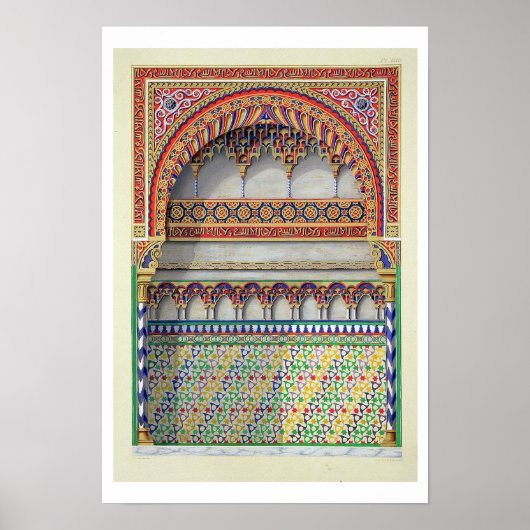 Höhe einer Alkove im Pateo del Agua, Alha Poster (Vorne)