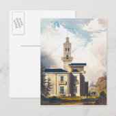 Höhe einer Italienischen Villa oder Jagdhütte Postkarte (Vorne/Hinten)