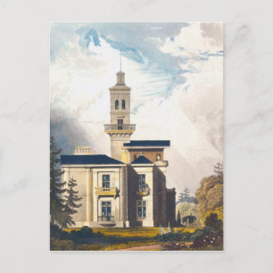 Höhe einer Italienischen Villa oder Jagdhütte Postkarte