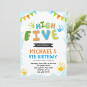 Hohe Einladung zu fünf Jahren (Stehend Vorderseite)