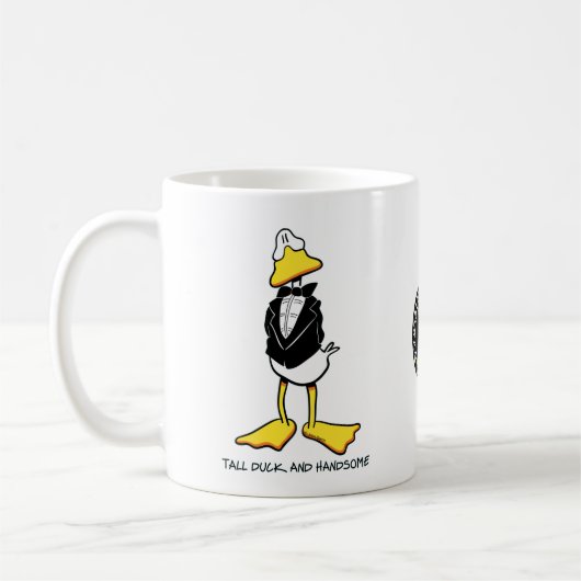Hohe Ente und hübsch Kaffeetasse (Links)