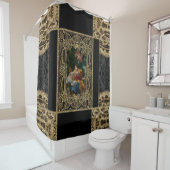 Hohe Erlaubnis barockes elegantes Girly Duschvorhang (Beispiel)