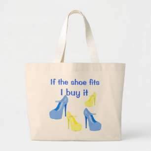 Hohe Fersen-Schuh-Entwurfs-Tasche Jumbo Stoffbeutel