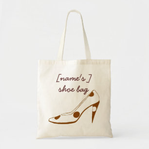 Hohe Fersen-Schuh-reisende Tasche