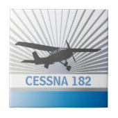 Hohe Flügel-Flugzeuge Fliese (Vorderseite)