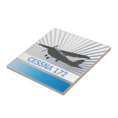 Hohe Flügel-Flugzeuge Fliese (Seite)