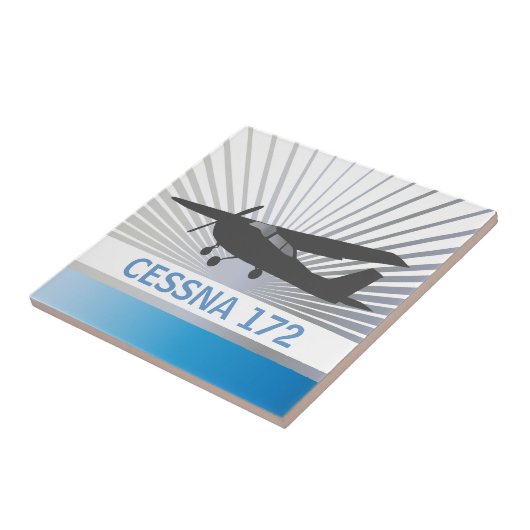 Hohe Flügel-Flugzeuge Fliese (Seite)