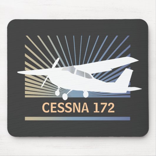 Hohe Flügel-Flugzeuge Mousepad (Vorne)