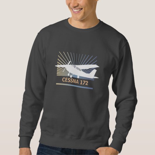 Hohe Flügel-Flugzeuge Sweatshirt (Vorderseite)
