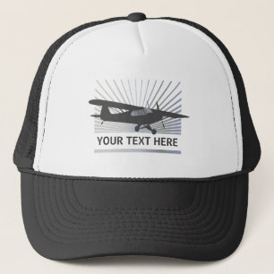 Hohe Flügel Taildragger Flugzeuge Truckerkappe