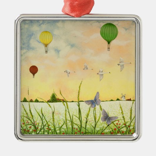 Hohe Flyer 2011 Ornament Aus Metall (Vorne)