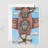 "Hohe Flyer Postkarte (Vorne/Hinten)