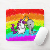 Hohe fünf für Freundschaft Mousepad (Mit Mouse)