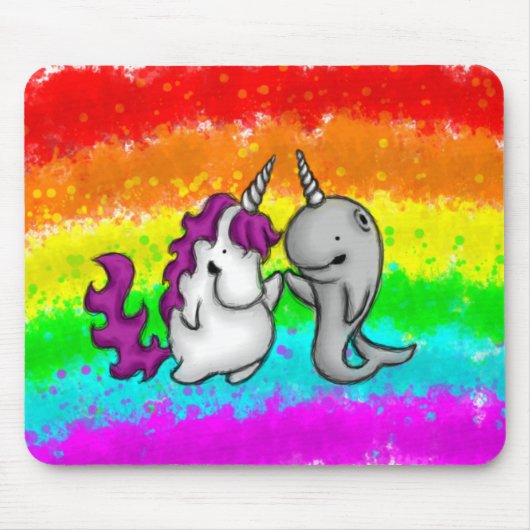 Hohe fünf für Freundschaft Mousepad (Vorne)