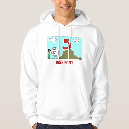 HOHE FÜNF! HOODIE (Vorderseite)